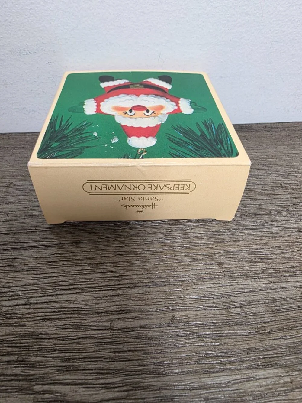 1984 Santa Star Hallmark Keepsake Ornament Vintage Christmas QX4504 Original Box